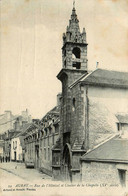 Auray * Rue De L'hôpital Et Clocher De La Chapelle - Auray