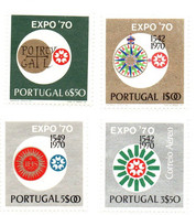 1970 - Portogallo 1086/88 + PA Expo Di Osaka      ---- - 1970 – Osaka (Japón)