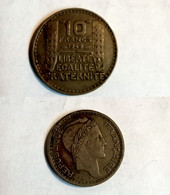 10 FRANCS TURIN 1949 - RAMEAUX LONGS F362/3 - 10 Francs