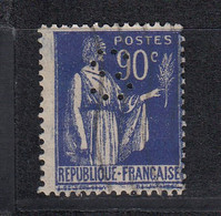 France   Perforé  S  Sur YT 368  Paix 65 C Outremer - Used Stamps