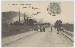 Cpa Le Chambon - Usine Claudinon  ..   ( S.11307) - Le Chambon Feugerolles