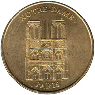 75-0239 - JETON TOURISTIQUE MDP - Paris - Notre-Dame Façade Face Simple - 1998.2 - Ohne Datum