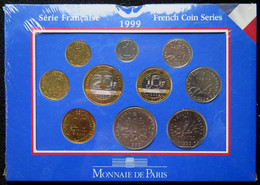 F5200.23 - COFFRET BU - 1999 - 1 Centime à 20 Francs - Sous Blister - BU, BE, Astucci E Ripiani