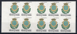 Andorre Français Carnet N°10 De 10 Timbres-Poste N°528  TB Cote 22,00€ - Postzegelboekjes