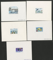 NOUVELLE CALEDONIE 9 EPREUVES DE LUXE De La Poste Aérienne N° 188; 189; 190; 191; 192; 193; 194; 195; 196 - Non Dentelés, épreuves & Variétés