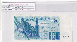 ALGERIA 100 DINARS 1981 P 131 - Algérie