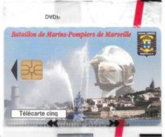 Télécarte  N S B  5 U, Ville, Bataillon De Marins - Pompiers De Marseille  ( 13 )  GN 471, 7 600 Ex, 01 / 98 - Telefoonkaarten Voor Particulieren