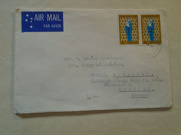 D192203    Australia  Airmail Cover  - Cancel  1978  EDGECLIFF   NSW    -  Sent To Hungary, Budapest  Via Berlin - Lettres & Documents