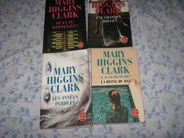 Lot De 4 Livres POCHE : Policiers-thrillers. Mary Higgins Clark - Lots De Plusieurs Livres