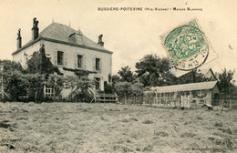 S11488 Cpa 87 Bussière Poitevine - Maison Blanche - Bussiere Poitevine