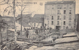 CPA France - Paris - Inondations De 1910 - Rue Cantagrel - XIIIe - F. F. Paris - Oblitérée Bruxelles 1910 - De Overstroming Van 1910