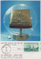 Carte Maximum  1er  Jour   U.S.A     NEW - YORK   WORLD' FAIR    1964 - Cartas Máxima