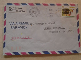D192215    Canada - Cover     -cancel 1993  Toronto M4L 3T0  Ontario -  Stamp Bartlett    -sent To Hungary - Brieven En Documenten