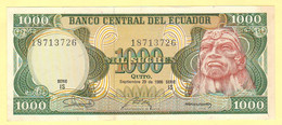 Ecuador 1000 Sucres 1986 Banco Central Ecuador - Ecuador