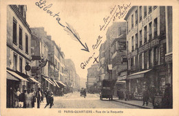 CPA France - Paris - Paris Quarties - Rue De La Roquette - Edit. Levy Michel - Animée - Voiture - Autres & Non Classés