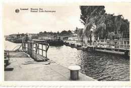 Blauwe Kei Kanaal Luik -Antwerpen Fotokaart - Lommel