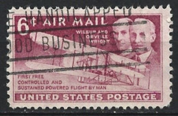 United States 1949. Scott #C45 (U) Wright Brothers & Their Plane  *Complete Issue* - 2a. 1941-1960 Usados