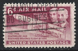 United States 1949. Scott #C45 (U) Wright Brothers & Their Plane  *Complete Issue* - 2a. 1941-1960 Oblitérés