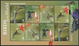 2019 Rarotonga Hummingbirds Sheetlet (** / MNH / UMM) - Hummingbirds