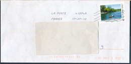 France-IDTimbres - Canoë Sur La Marne - YT IDT 7 Sur Lettre Du 17-07-2012 - Storia Postale