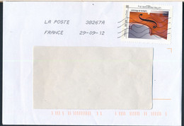 France-IDTimbres - Lutherie De Mirecourt - YT IDT 7 Sur Lettre Du 28-09-2012 - Lettres & Documents