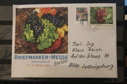 Deutschland, Briefmarken-Messe Berlin 2017; Stempel Nachträglich Entwertet, Codiert - Sobres - Usados