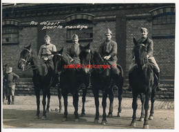 CPA Carte-photo Groupe De Militaires à Cheval Occupation Allemagne LANDAU IN DER PFALTZ 1920 - Oorlog, Militair