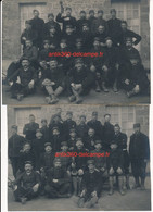 CPA Lot De 2 Carte-photos Groupe De Militaires à SAINT POL DE LEON 29 Finistère - Guerre, Militaire