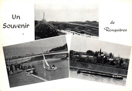 Ronquières - Un Souvenir De La Ville - Péniche - Batellerie - Canal écluse - Belgique Belgium - Other & Unclassified