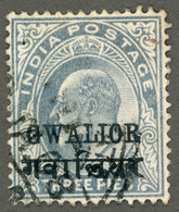 INDIA GWALIOR 1903 Yt: IN-GW 35 Edward VII, Used-Hinged - Gwalior