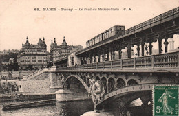 Paris - 16ème Arrondissement - Quartier Passy - Le Pont Du Métropolitain , Métro - Arrondissement: 16