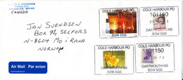 Canada Cover Sent To Norway Cole Harbour PO Dartmouth NS 29-3-2007 Special Cancel - Covers & Documents