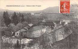 CPA France  - Jura - Champagnole - Usines Des Forges - Oblitération Ambulante - Cours D Eau - Cascade - Champagnole