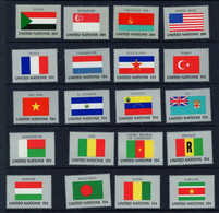 ZIBELINE ONU 40 DRAPEAUX FLAG MNH XX 2 Scans - Vrac (max 999 Timbres)