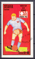 Great Britain, Scotland Football World Cup 1974 Block - Scozia