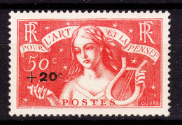 France 1936 Yvert#329 Mint Hinged (avec Charnieres) - Neufs