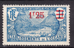 Oceania Oceanie 1924 Yvert#63 Mint Hinged - Ongebruikt