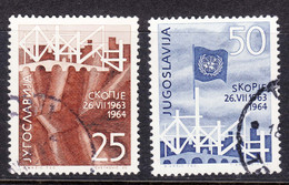 Yugoslavia Republic 1964 Mi#1082-1083 Used - Used Stamps