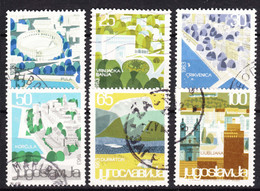 Yugoslavia Republic 1963 Tourism Mi#1040-1045 Used - Used Stamps