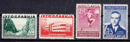 Yugoslavia Kingdom 1938 Mi#358-361 Mint Never Hinged - Unused Stamps