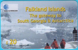 THE GATEWAY TO SOUTH GEORGIA & ANTARTICA - Falklland Islands Old Card * Antarctic Polar Polaire Arctic Artico Arctisch - Landschaften