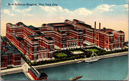 (1 N 7) VERY OLD - Colorised - USA - New York City New Bellevue Hospital (posted 1919) - Santé