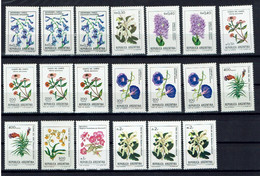 ARGENTINE Lot De 20 Timbres De Fleurs Neufs** Avec Doublons / Liquidation / Prix Raisonnable. - Verzamelingen & Reeksen