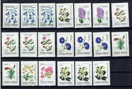 ARGENTINE Lot De 20 Timbres De Fleurs Neufs** Avec Doublons / Liquidation / Prix Raisonnable. - Collections, Lots & Series