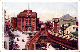 (1 N 7) VERY OLD - Colorised - USA - New York Cooper Square - Places