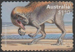 AUSTRALIA - DIE-CUT-USED 2022 $1.10 Australian Dinosaurs - Australovenator Wintonensis - Gebruikt