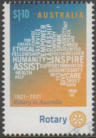 AUSTRALIA - USED 2021 $1.10 Century Of Rotary In Australia - Used Stamps