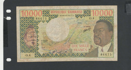 GABON - Billet 10000 Francs 1971 TB+/VF+ Pick-01 - Gabon