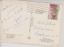 Andore CP D'Andorre-la-Vieille Pour Blonville-sur-Mer 05.09.1969 - Cartas & Documentos