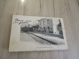 CPA 34 Hérault Gare Graissessac Estréchoux Train Animée - Sonstige & Ohne Zuordnung